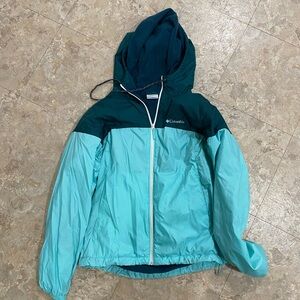Columbia Green and Blue Jacket